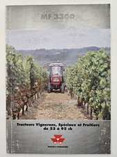 Brochure MASSEY FERGUSON MF 3300 tracteurs vignerons, spéciaux et fruitiers