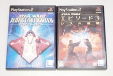 STAR WARS: JEDI STARFIGHTER & EP3 REVENGE OF THE SITH PS2 PlayStation 2 JA Ver.