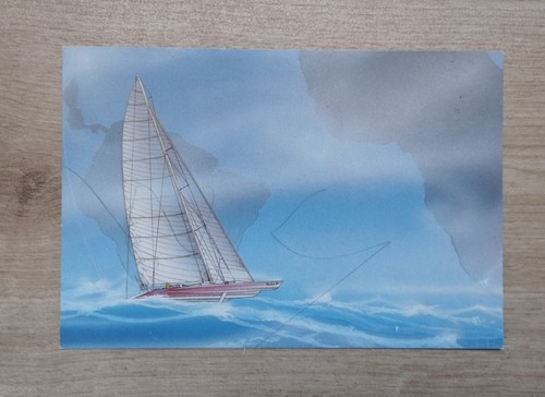 Carte postale trimaran - carte,