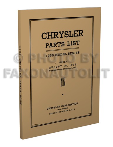 1935 chrysler illustré - illustré, master