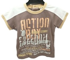 tee-shirt manche courte beige