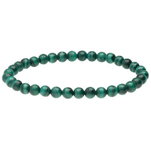 Bracelet malachite perles - |,