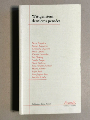 Wittgenstein dernières - wittgenstein,,