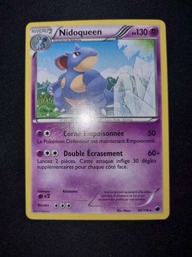 116 nidoqueen carte - 42/116,