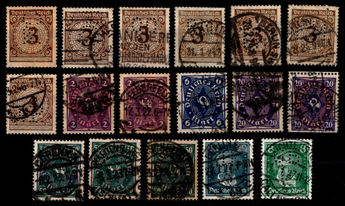 Allemagne 17 timbres - 17,