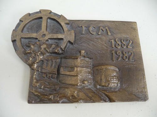 Médaille bronze plaque - plaque, c