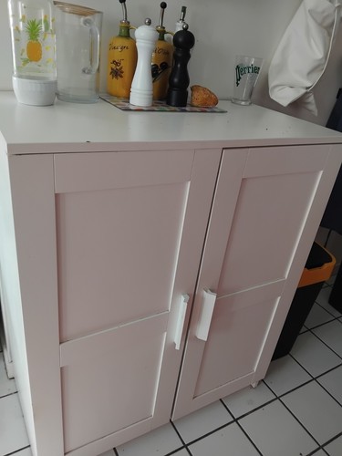 Petit meuble cuisine blanc - petit,