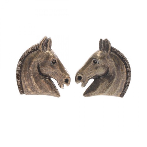 Boucle oreille tuyau hermes - boucle, d'oreille