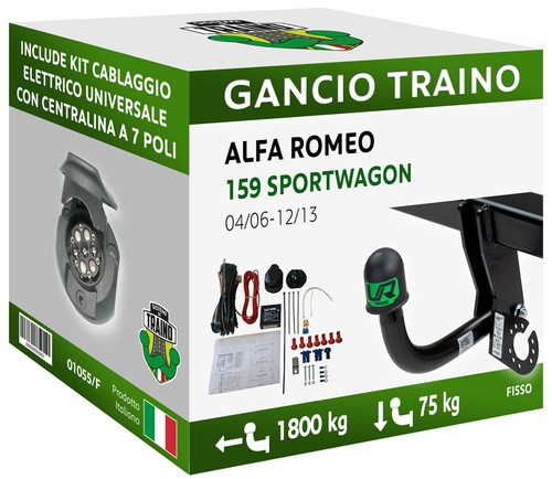 Attelage fixe pour alfa - pour,