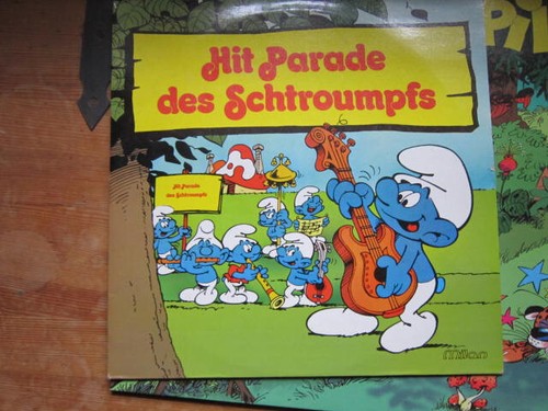 Disque vinyle hit parade - t,