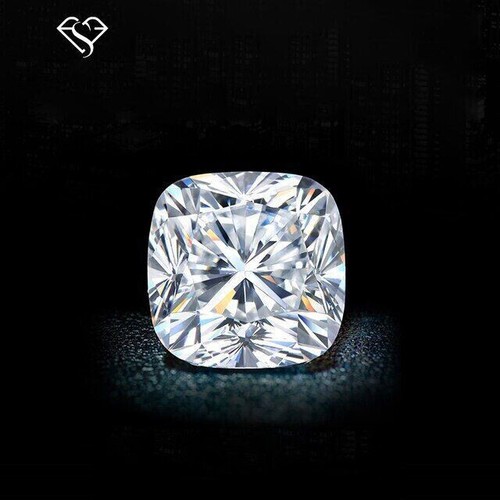 Coussin diamant cultivé - , en