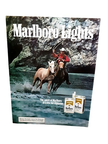 1983 marlboro lights cigarette - 1983,