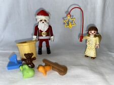 Playmobil Christmas Père Noël Angelot Hotte Et Jouets