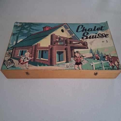 Jeu bois chalet suisse n - bois, "chalet