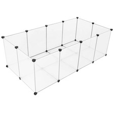 Enclos petits animaux fond cage modulable cochon d'inde hamster lapin rongeur p