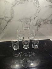 6 Gobelets Verres En Cristal