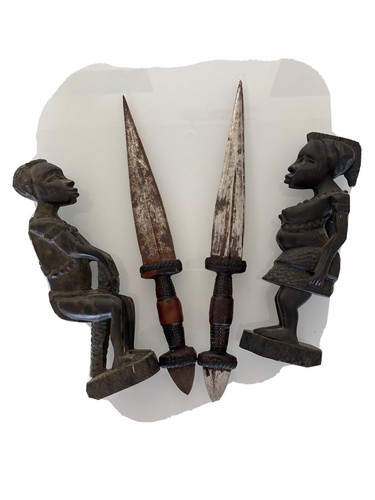 Set ancienne sculpture - set,