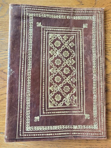 Pochette protège livre cuir - livre,