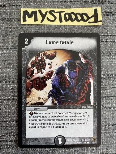 Carte duel masters lame fatale - carte,