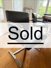 6 fauteuils KNOLL / MIES VAN DER ROHE modèle BRNO original 1980 parfait état