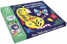 Mes tableaux en sable coloré