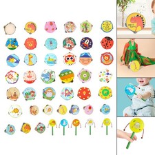 Tambourin à main en bois pour