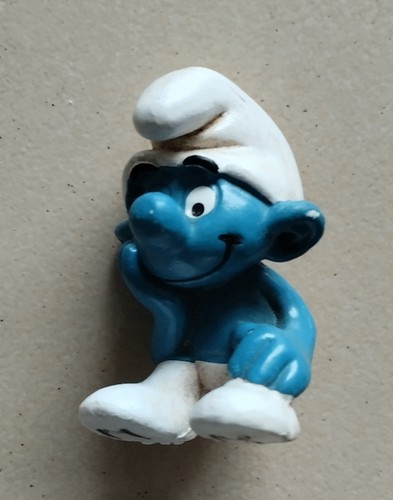 Figurine schtroumpf rêveur - schtroumpf,