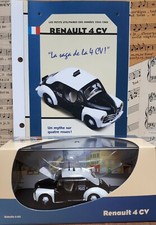RENAULT 4 CV Police Les Petits Utilitaires VOITURE DE COLLECTION ATLAS + FICHE