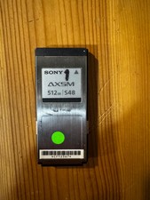 Carte mémoire Sony AXSM 512 Go S48 pour AXS-R7, SONY Venice et SONY PMW-F55