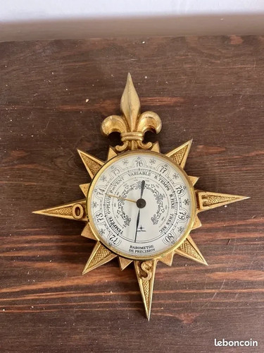 Baromètre vintage accrocher - baromètre, a