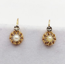 Petite Dormeuses antique or