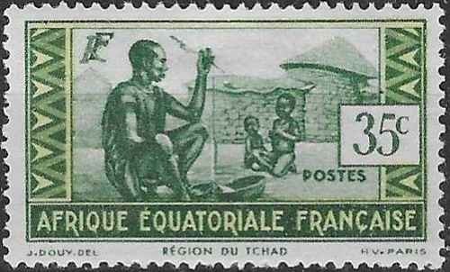 Timbre aef - (colonies, *