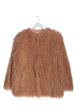 H&M Veste de fourrure Dames Veste T EU 36 rose chair style décontracté