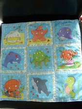 M12. DOUDOU PLAT L'IMAGERIE EDITION FLEURUS CARRE BLEU poisson crabe NEUF*