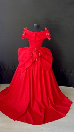Gorgeous red satin - red,