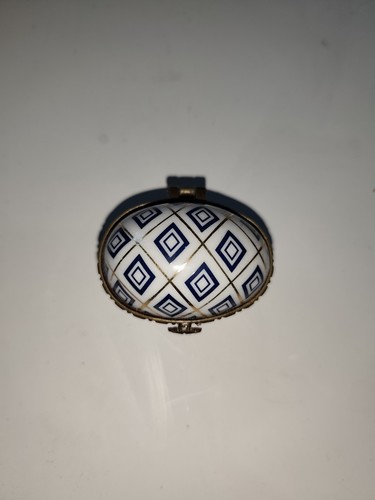 Pillulier oeuf porcelaine - oeuf, de