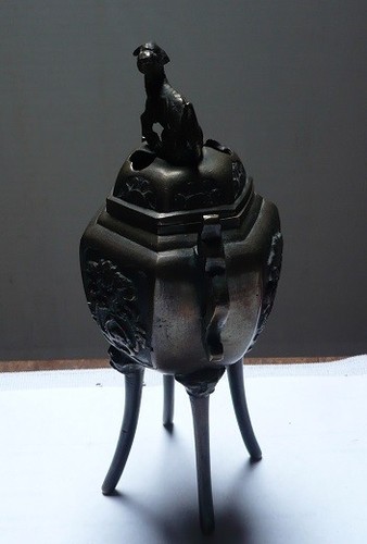 Bronze brûle parfum - bronze, asiatique