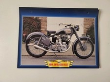 Carte Fiche Moto Passion Édition Atlas Royal Enfield 350 Bullet