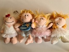 Nici peluches anges porte-clés, noël - Bean Bag Little Wingels