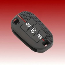 Coque Clé Porte-Clés En Silicone Peugeot 208 301 308 508 5008 3008