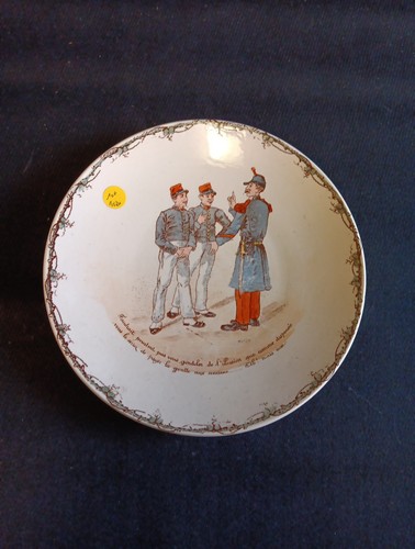 Assiette humoristique g - k,