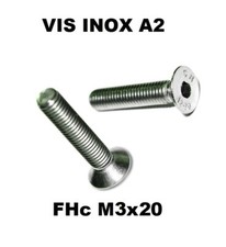 Vis FHC M3 x 20 INOX A2 BTR 6