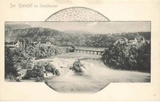 SUISSE #MK39315 DER RHEINFALL BEI SCHAFFHAUSEN PONT PAPEZIK WEIHRAUCH CHEMNITZ