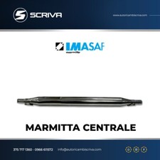 211006 Silencieux Central Adapté À Citroën Dyane 6 - 2CV (MARQUE IMASAF)