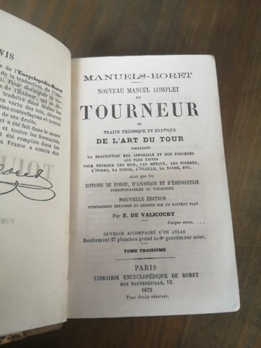 Manuel roret - manuel, du
