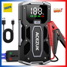 Booster Batterie 5000A - Démarreur Voiture Portable Essence & Diesel