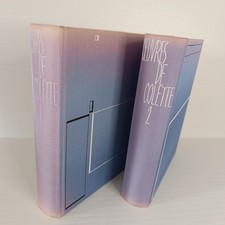 Lot 2 livres oeuvres de Colette Tome 1 et 2 (sur 3)