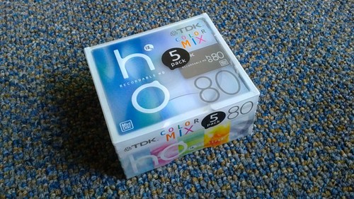 Minidisc tdk color mix - minidisc,