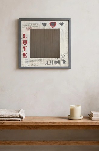 Miroir avec cadre - , en