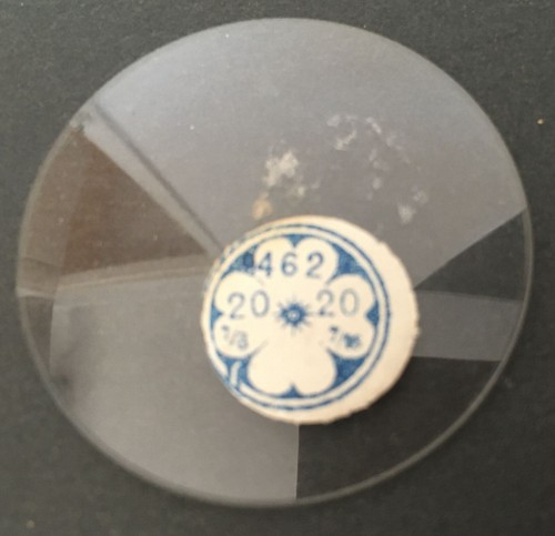 Pièce horlogerie verre de - pièce, d'horlogerie